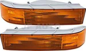 For 1992-1998 Ford F350 F150 F250 Bronco Parking Light Set Pair - Picture 1 of 7