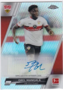 2021-22 Topps Chrome Bundesliga Orel Mangala Auto Autograph #BCA-OM Stuttgart - Picture 1 of 2
