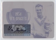 2013 Ace Authentic Grand Slam Printing Plate Black 1/1 Vic Seixas Auto 0s3