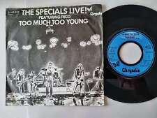 The Specials featuring Rico - Too much too young 7'' Vinyl Germany