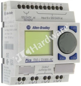 Allen Bradley 1760-L12AWA-NC Ser A Pico Controller 8-In/4-Out 120/240VAC Power - Bild 1 von 6