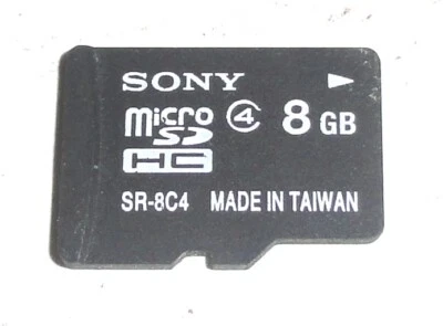 Sony SR-8C4 8GB Micro SDHC Class 4 Memory Card - Image 1 of 2