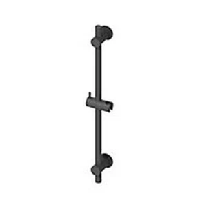 Aquadry Oria Black Matt Straight Shower riser rail, 78.8cm - Picture 1 of 2