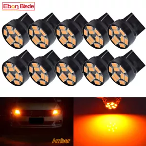 10 x T20 7440 WY21W W21W LED BULB AMBER ORANGE INDICATOR TURN SIGNAL LIGHT LAMP - Picture 1 of 9