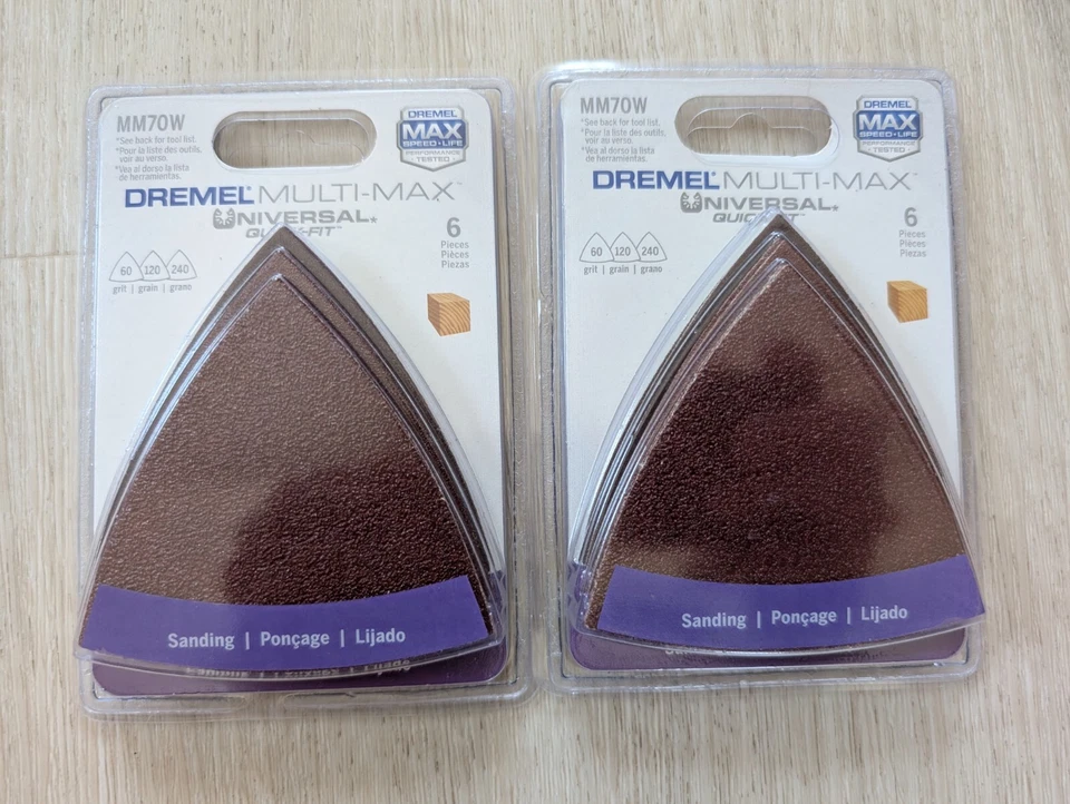 Multi-max Sandpaper Assortment No MM70W Dremel Mfg Co 3pk