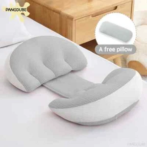 Pregnancy Pillow for Pregnant Women Body & Back Support Sleep Maternity Pillows - Picture 1 of 17