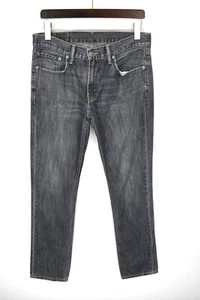 Levi's 511 Herrenjeans W32/L34 Slim Fit Schnurrhaare Verblichen Zip Fly Blau - Bild 1 von 8