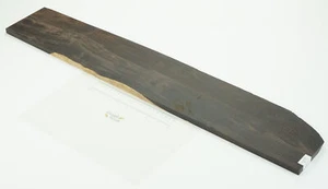 African Blackwood Wood Board.   125 x 12 x 740mm.   Like Ebony. Fretboards. 9893 - Picture 1 of 8