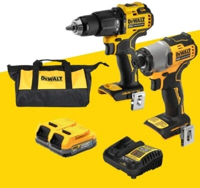 Dewalt / charge combo set / impact driver / hammer drill driver / DCK2214E2 - Image 1 of 2