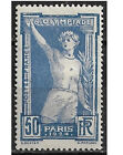 Timbre FRANCE Neuf* YT 186 MI 172 50c bleu JO PARIS 1924