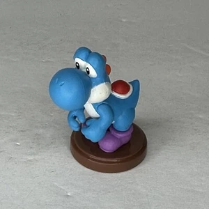 Super Mario Bros 2" Blue Yoshi Choco Egg Mini Figure Gashapon Furuta - Picture 1 of 3