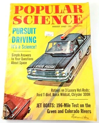 Popular Science Magazine Monthly Booklet August 1962 Vintage collectable - Image 1 of 4