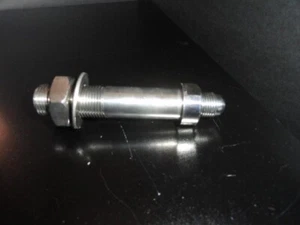 Accesorio de casco de acero inoxidable 3/8" FIP X No. 8 llamaradas SAE. por 4 1/4" L - Imagen 1 de 10