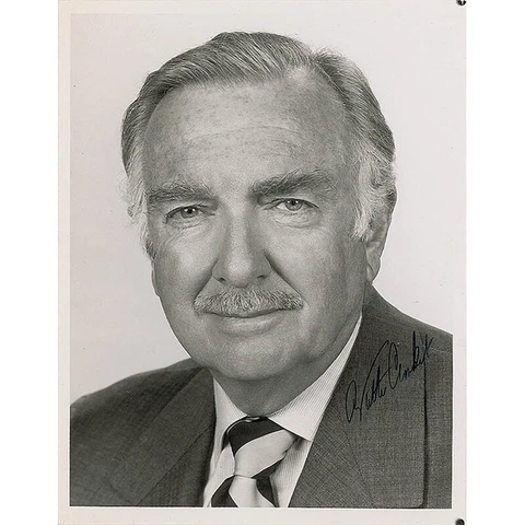 WALTER CRONKITE - PHOTOGRAPH SIGNED Cover
