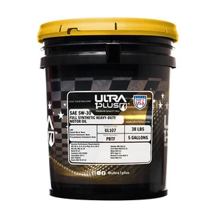 Ultra1Plus 5W-30 Full Synthetic Heavy Duty Motor Oil API CK-4/SN – 5 Gal Pail - Picture 1 of 7
