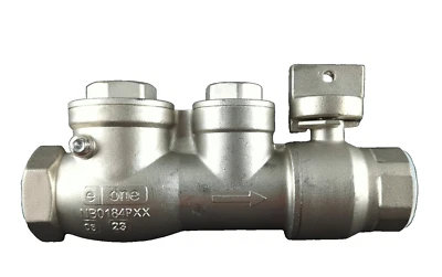 Uni-Lateral 1-1/4" Sewer Lateral Backflow Preventer SS Check Valve E/One SS 1.25 - Image 1 of 4