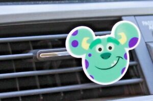 Monsters Inc Sully Mickey Car Air Vent Clip Essential Oils Diffuser Disney