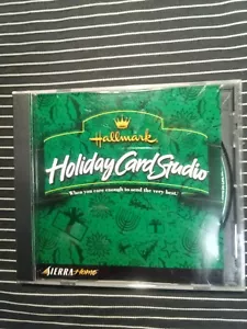 Hallmark Holiday Card Studio by Sierra Windows 95 / 98 PC CD Publishing Software - Picture 1 of 3