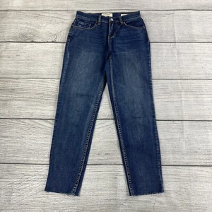 Pacsun Vintage Icon Straight Leg Jeans Damen Gr. 25 Blau Denim Hose Stretch - Bild 1 von 12