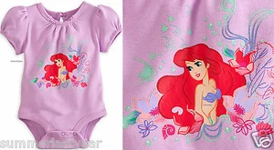 ARIEL CUDDLY COSTUME BODYSUIT -SIZE 2- LITTLE GIRLS ~DISNEY STORE~ FREE SHIPPING - Imagen 1 de 5