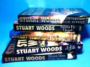 Book Lot Stuart Woods Stone Barrington 5 Hardcovers Shoot Him, Two Dollar Kisser - Bild 1 von 4
