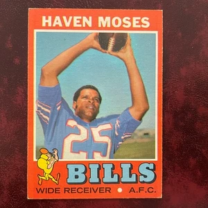 Topps Set Haven Moses #112 Buffalo Bills 1971 - Como nuevo *Alta calidad* - Imagen 1 de 2