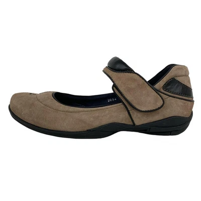 Auth Aravon - Pink Beige Suede Rubber Shoes - Image 1 of 4