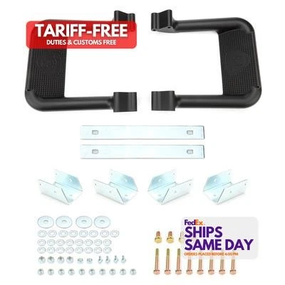 Carr 102521, Pair of Hoop II Multi Mount Step Black Aluminum Performance Parts - Image 1 of 4