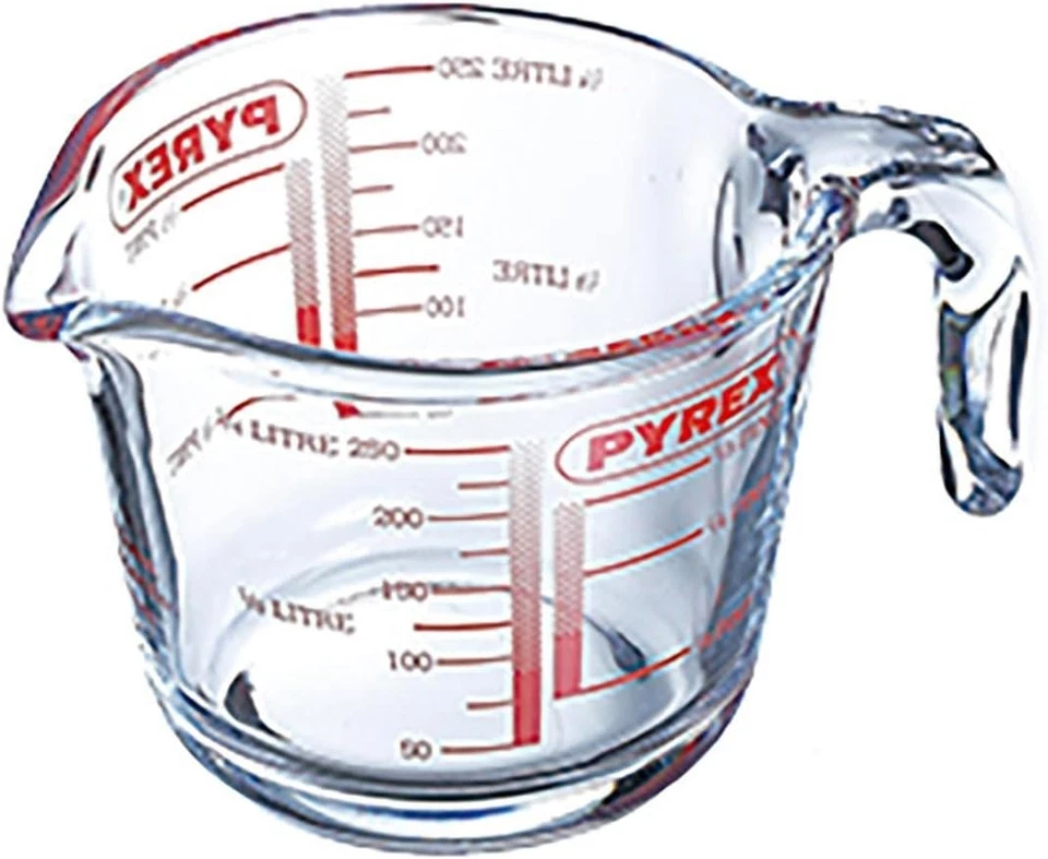 Pyrex vetro 0, 25L caraffa misurino, Vetro, trasparente, 259B000 8016 - Immagine 1 di 2