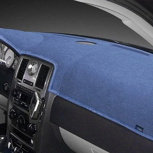 For BMW 435i Gran Coupe 15-16 Dash-Topper Plush Velour Medium Blue Dash Cover - Picture 1 of 2