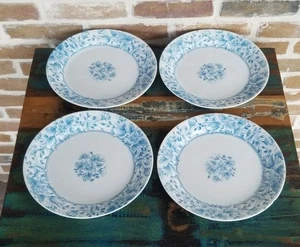 4 Corelle Vintage Blue Floral 10 1/4” Dinner Plates - Picture 1 of 13