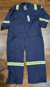 Bulwark FR Cat 2 Navy Blue Coverall Size 54 RG New with Tags - Picture 1 of 5