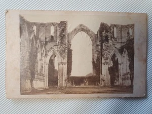 Fountains Abbey Yorkshire CDV de Hammond de Ripon y Northallerton años 1860 - Imagen 1 de 2