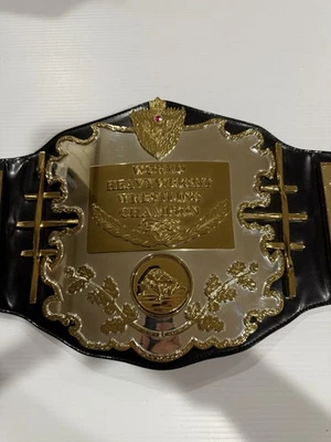 Cinturón AWA 2006 firmado por Jerry Lawler figuras Toy Comp. Tamaño completo WWE JSA Foto 1 de 4