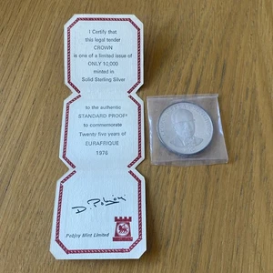 1975 Senegal Eurafrique 50 Francs Silver Uncirculated Coin with COA (25239) - Picture 1 of 4