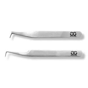 Stainless Steel Eyelash Extension Tweezers for Volume Lashes - Picture 1 of 5