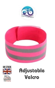 High Vis Pink Reflective Ankle Arm Band For Cycling & Running Hi Vis Safe X 1 - Bild 1 von 6