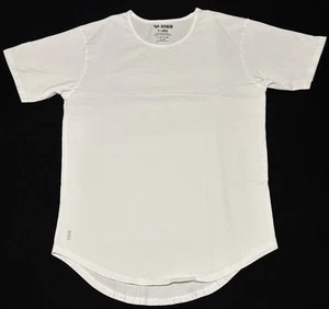 Ronin Factory White Running Gym Mens T Shirt Size XL Short Sleeve Long Tail - Picture 1 of 7