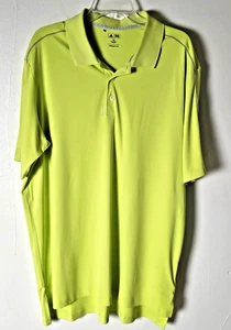 Adidas Men's Neon Reflection Golf Adizero Polo Short Sleeve Shirt Size XXL - Picture 1 of 8
