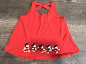 Disney Mickey mouse tank top red, girls youth Medium - Picture 1 of 4