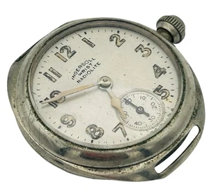 WWI Era Ingersoll Radiolite Mechanical Trench Watch – Good Balance – 39mm - Picture 1 of 8