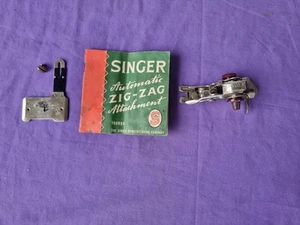 Singer Swiss Automatic Zigzag Attachment 160990 Instruction Manual - Vintage - Foto 1 di 9