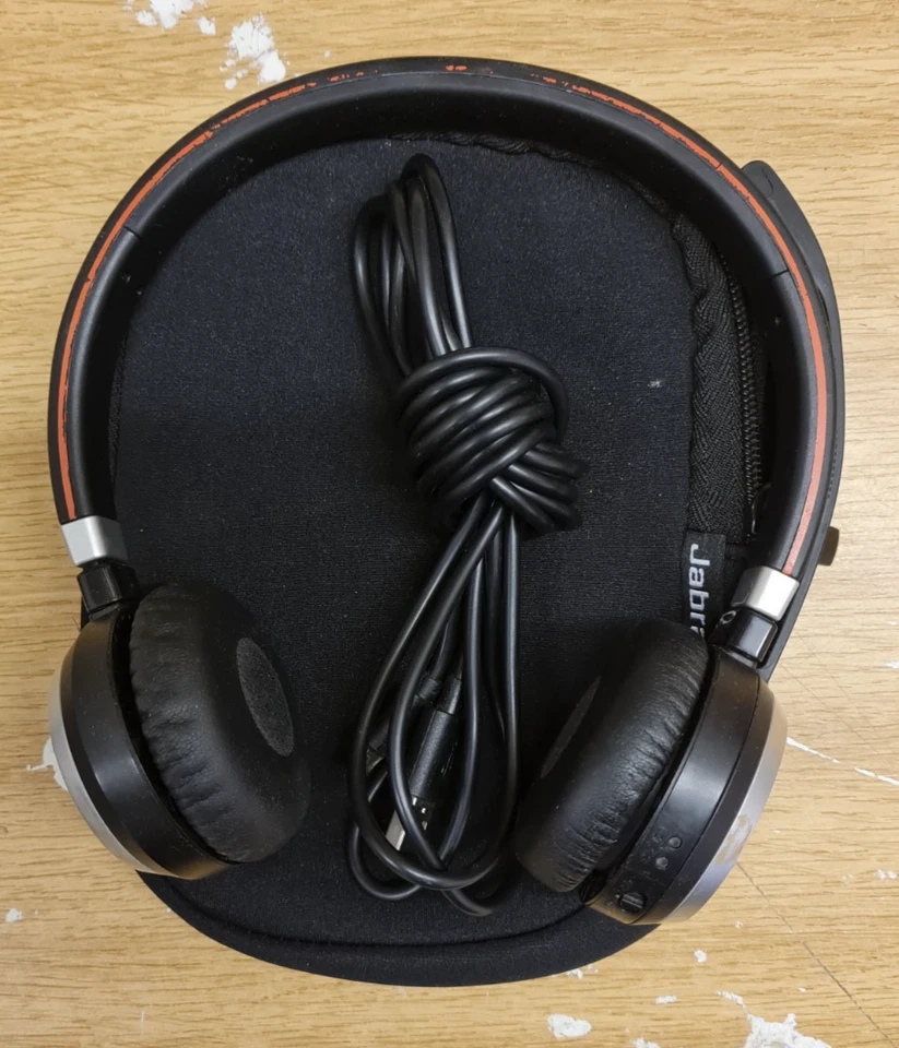 Jabra Evolve 65 UC Stereo Wireless On-Ear Headset - Black - Image 1 of 1