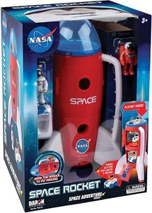 Space Adventure Rocket Playset | Lights/Sound | 2 Astronauts & Rover | Daron - Picture 1 of 4