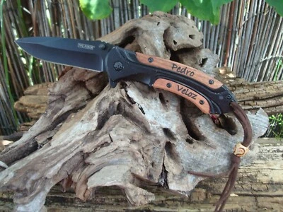 个性化刀,定制刀,父亲节,Groomsman,Best Man,礼物,860 — 第 1/4 张图片