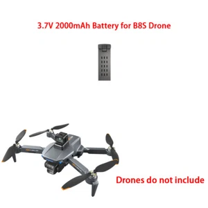 Original 3,7V 2000mAh Akku Ersatz Zubehör für B8S Drohne Quadrocopter - Bild 1 von 1