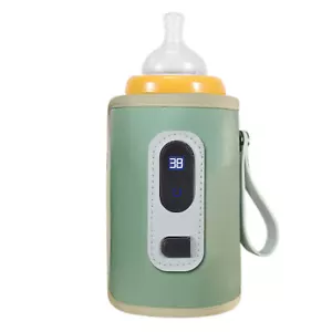 Calentador de biberón de leche para bebé pantalla digital USB 5 velocidades portátil leche para bebé aire acondicionado - Imagen 1 de 24