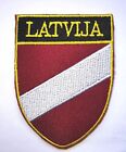 Latvija Latvia Shield Embroidered Cloth Iron On Patches
