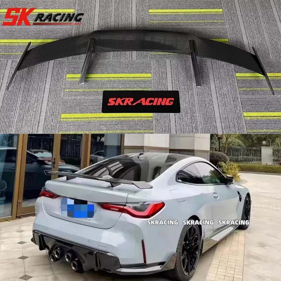 Alerón trasero de fibra de carbono real estilo GT apto para Honda Civic 2016-2021 Foto 1 de 4