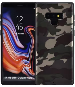 Housse Étui Camouflage Look en Silicone de Protection pour Samsung Galaxy Note 9 - Photo 1/7